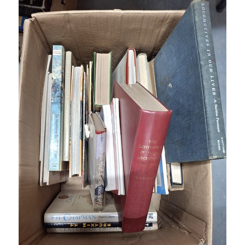 117 - Box of various hardback books (Qty)