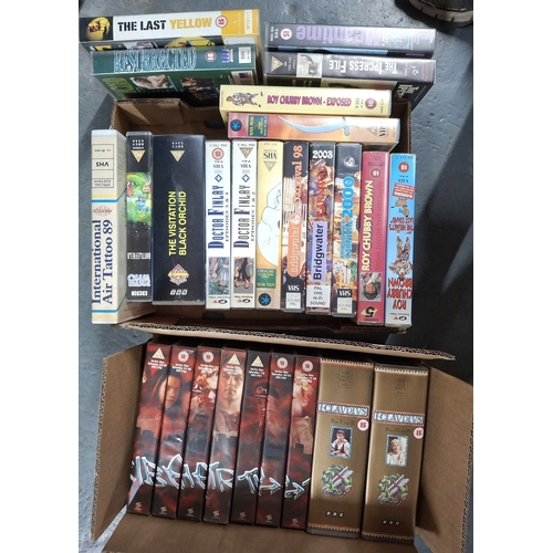 131 - Quantity of VHS tapes of programme series, The Tribe, I Claudius etc (Qty)