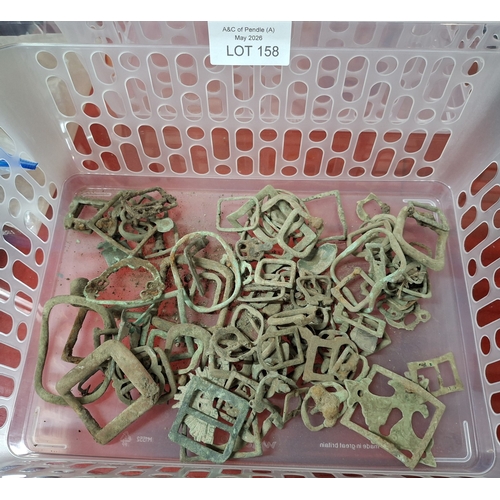 158 - Quantity of medieval to Victorian belt buckles

Please note - Tub not included
