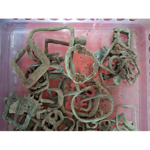 158 - Quantity of medieval to Victorian belt buckles

Please note - Tub not included