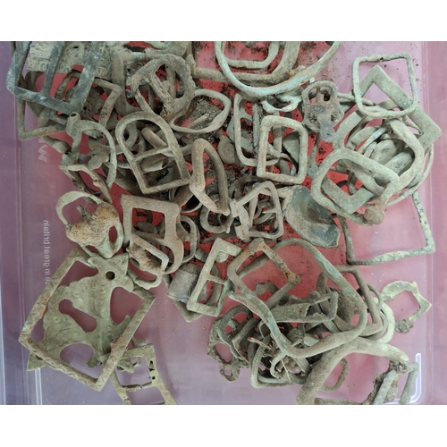 158 - Quantity of medieval to Victorian belt buckles

Please note - Tub not included
