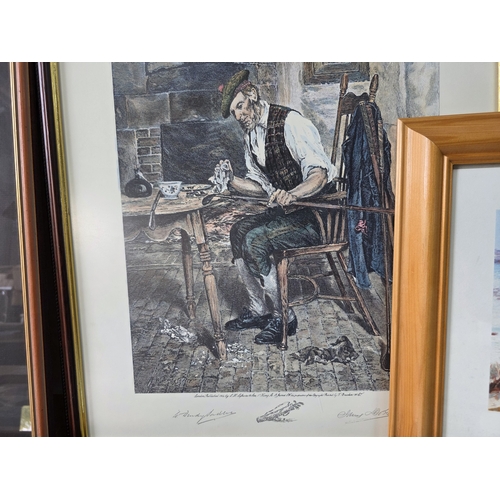451 - Collection of six good quality artworks, all framed & glazed (6)