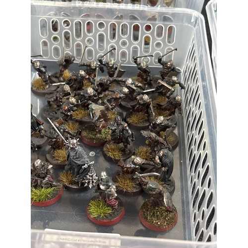 66 - Lord of the Rings Ogre legion figures, all made & hand-painted by Adrian Wilford
