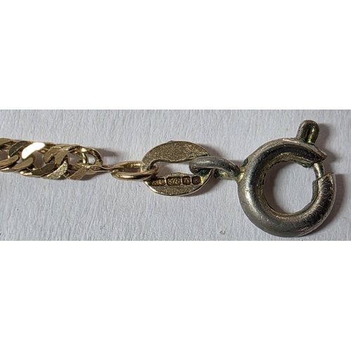 61B - Hallmarked 9ct. chain, a/f, 3.3 grams