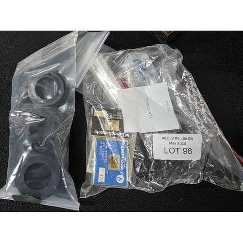 98 - Vinyl record accessories to include a cased Bandridge 470 stylus etc.