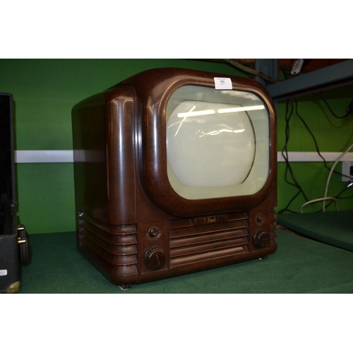 193 - Bush Television Receiver TV22 in Bakerlite Cabinet