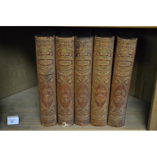 557 - Vols. 2-6 Of The Globe Illustrated 1878