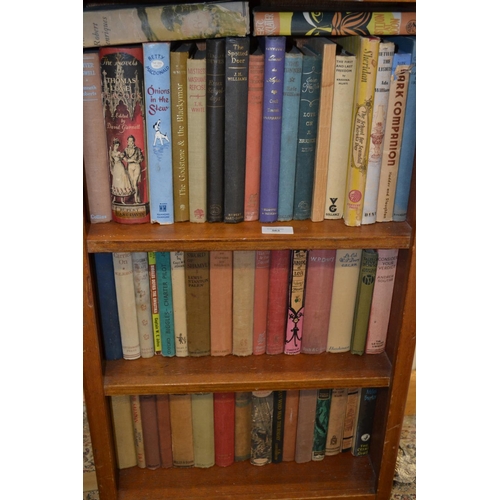 563 - Three shelves of fiction inc. 1st editions