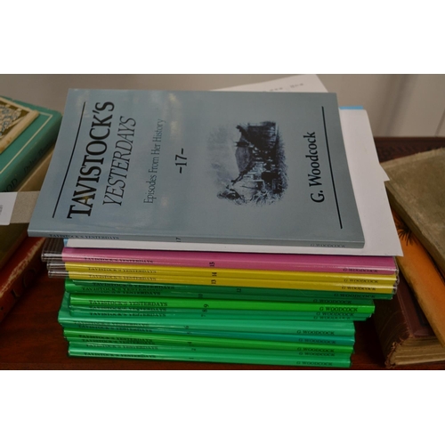 580 - Vols 1-17 of Tavisock Yesterdays by G Woodcock