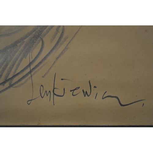 294 - Signed Lenkiewicz pencil portrait