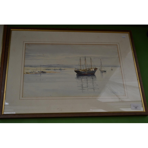 143 - Watercolour of Puerto Cabello 1934