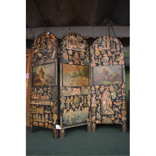 201 - Miniature decoupage screen