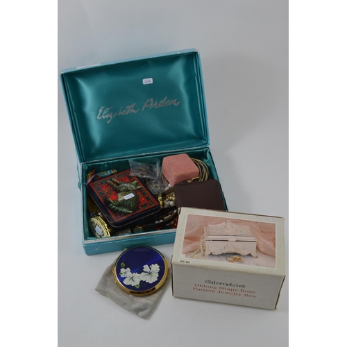 333 - Collection of Costume Jewellery inc. Vintage Stratton Compact