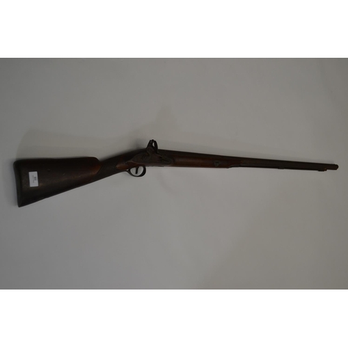 336 - Early/Mid C19 Flint Lock Single Barrel Rifle