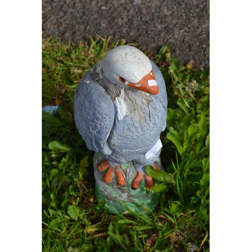 83 - Painted Bird Garden Ornament