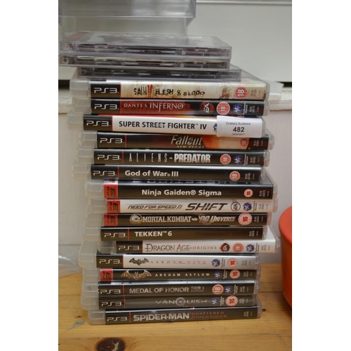 482 - Qty of PS3 Games