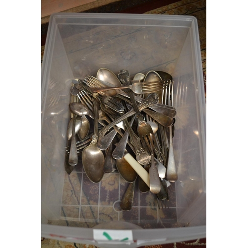 260 - Box of Plated Cutlery