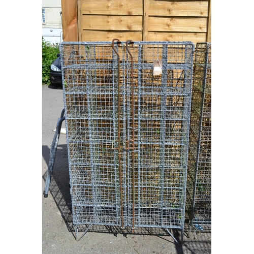 1 - Galvanised 40 Bird Wire Mesh Pigeon Coop (with option on next)