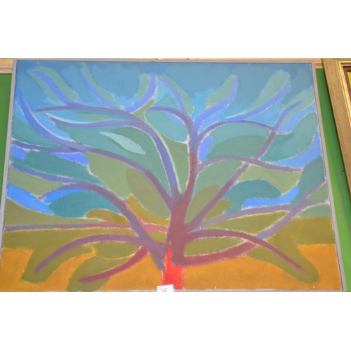 170 - Oil on canvas, tree of life. w80cm