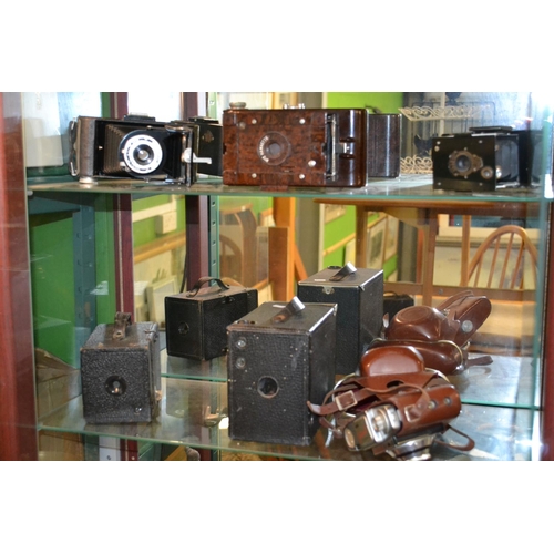 215 - 6 Vintage cameras inc. Bakelite