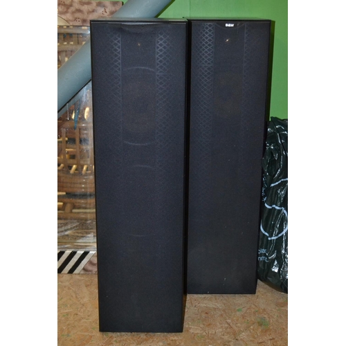 234 - B&W DM603 Floor Standing Speakers. h85cm.