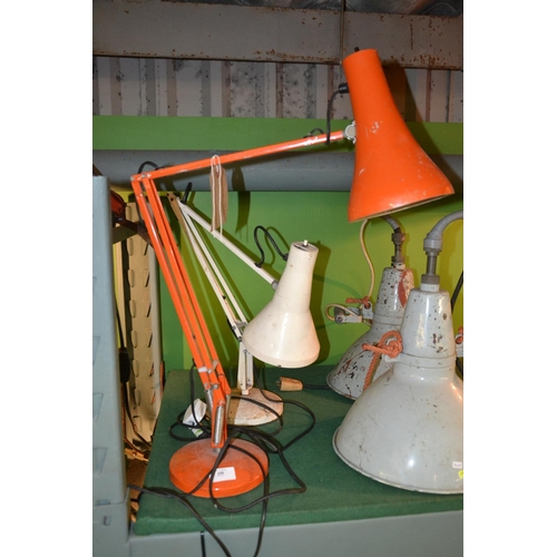 258 - 2 Anglepoise lamps. 1 AF.