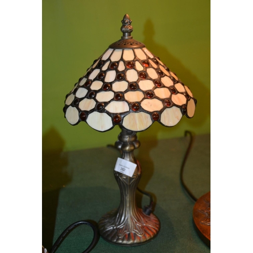 262 - Small tiffany style lamp