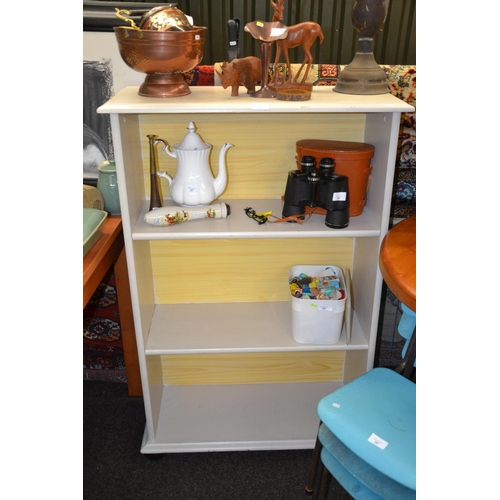 343 - Medium height painted bookcase