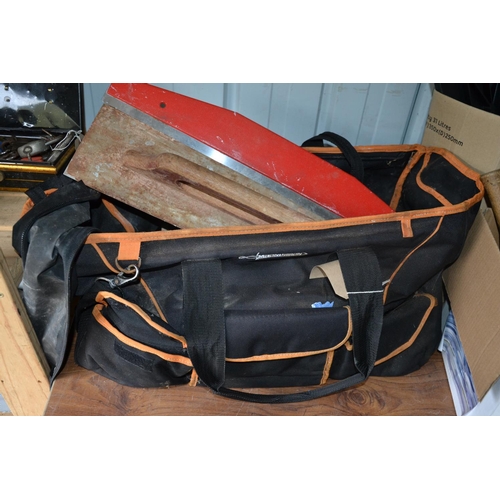 62 - Bag of plastering tools