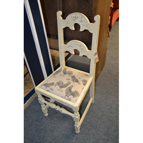 809 - Shabby chic painted chair