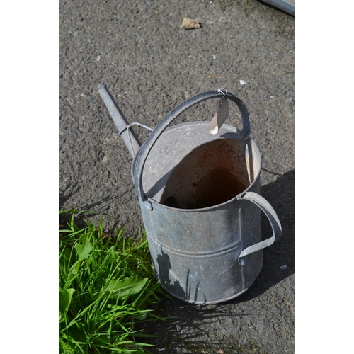 143 - Galvanised watering can