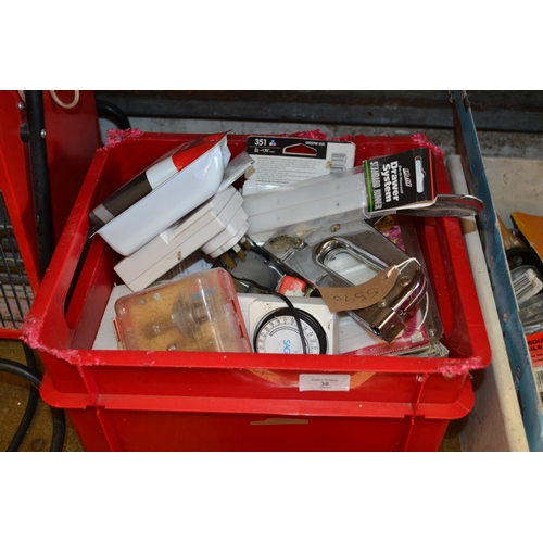 38 - Box of electrical goods et.c