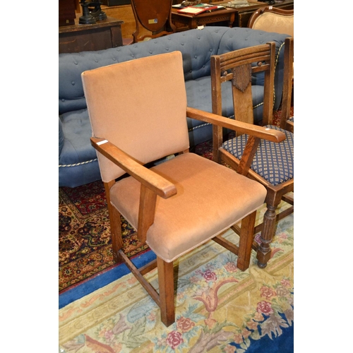 880 - Oak framed chair