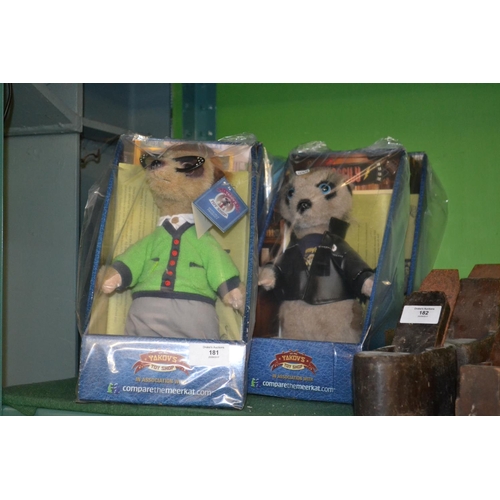 181 - 5 collectable Meerkats