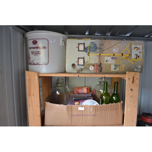 55 - Various wine making  items