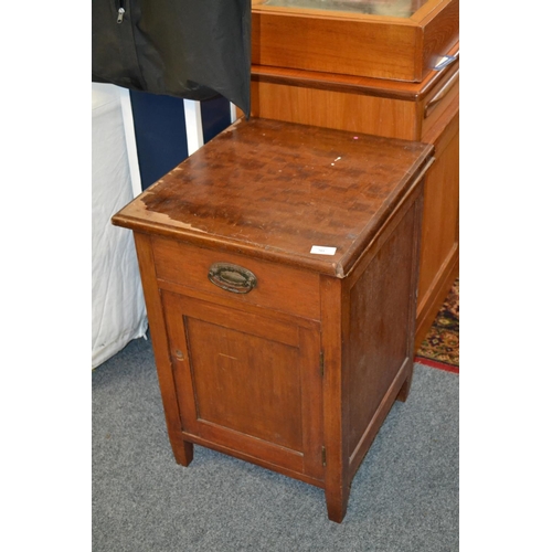 701 - Victorian Bedside cabinet with Drawer