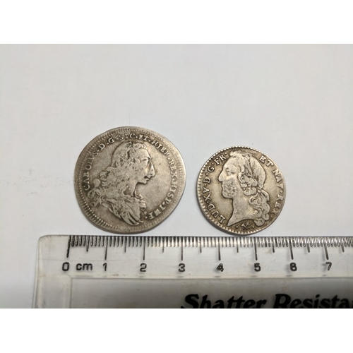 409 - Ludo & Carolina 1738/59 coins