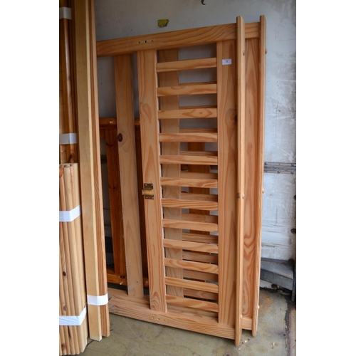 58 - Pine double bed frame