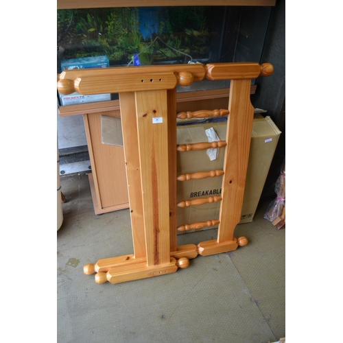 59 - 2 Pine single bed frames