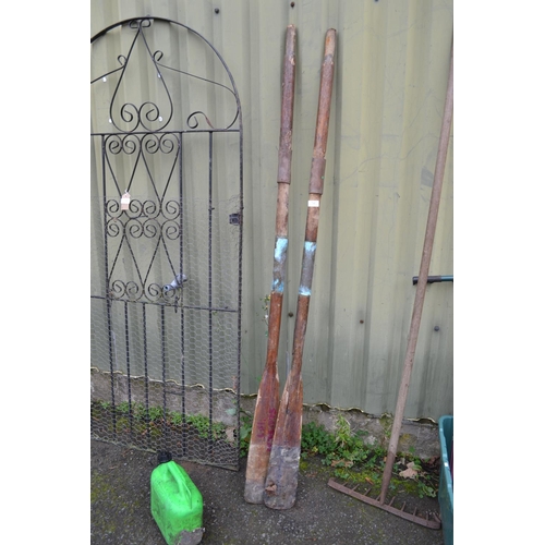 113 - Pair of vintage oars