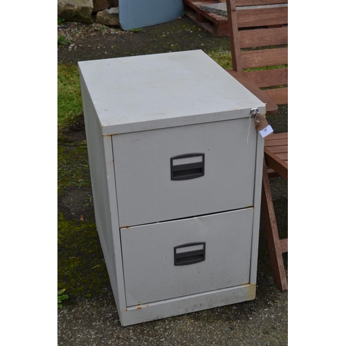 129 - 2 drawer filing cabinet