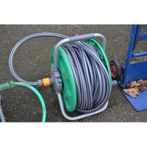 139 - Hozelock hose on reel