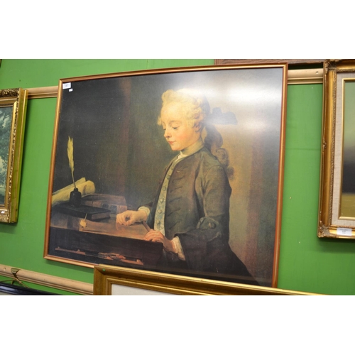 178 - Large print of a young Mozart