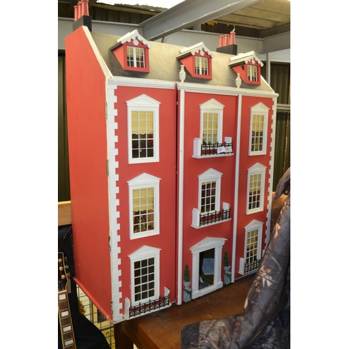 302 - Large Georgian style dolls town house