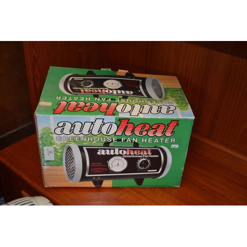 31 - Autoheat greenhouse fan heater