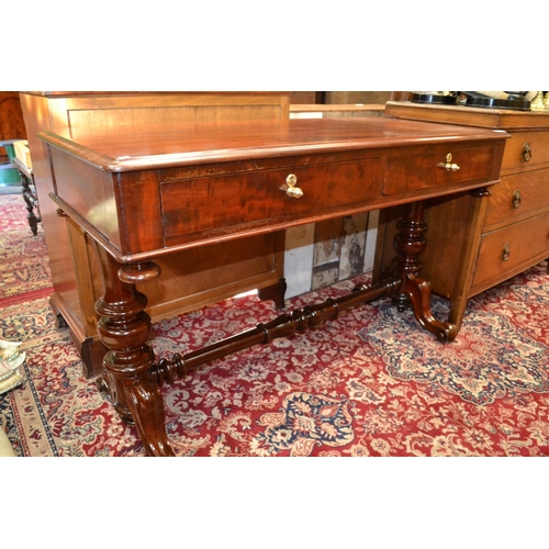 768 - Victorian mahogany sofa table