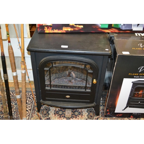 342 - Club log burner style electric heater