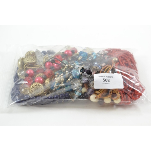 568 - Bag Of Dress Necklaces