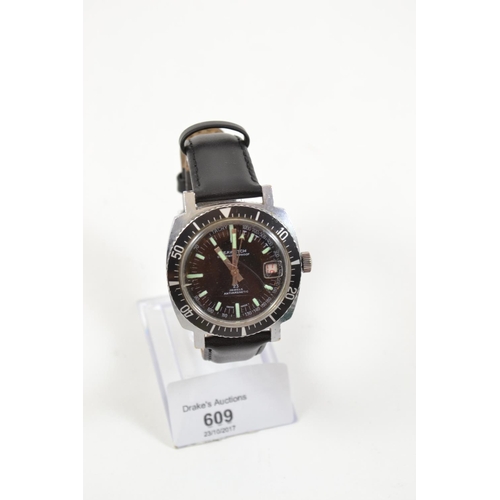 609 - Seawatch Superwaterproof 23 jewls antimagnetic gents watch. In excellent order.