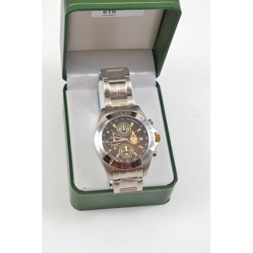 610 - Royal Marines Commando Chronograph Ltd Edition watch in excellent order with Paperwork